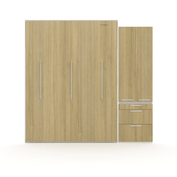 The Livingchy Designer Bachelor Multitask Queen Murphy Bed | Sheer Beauty