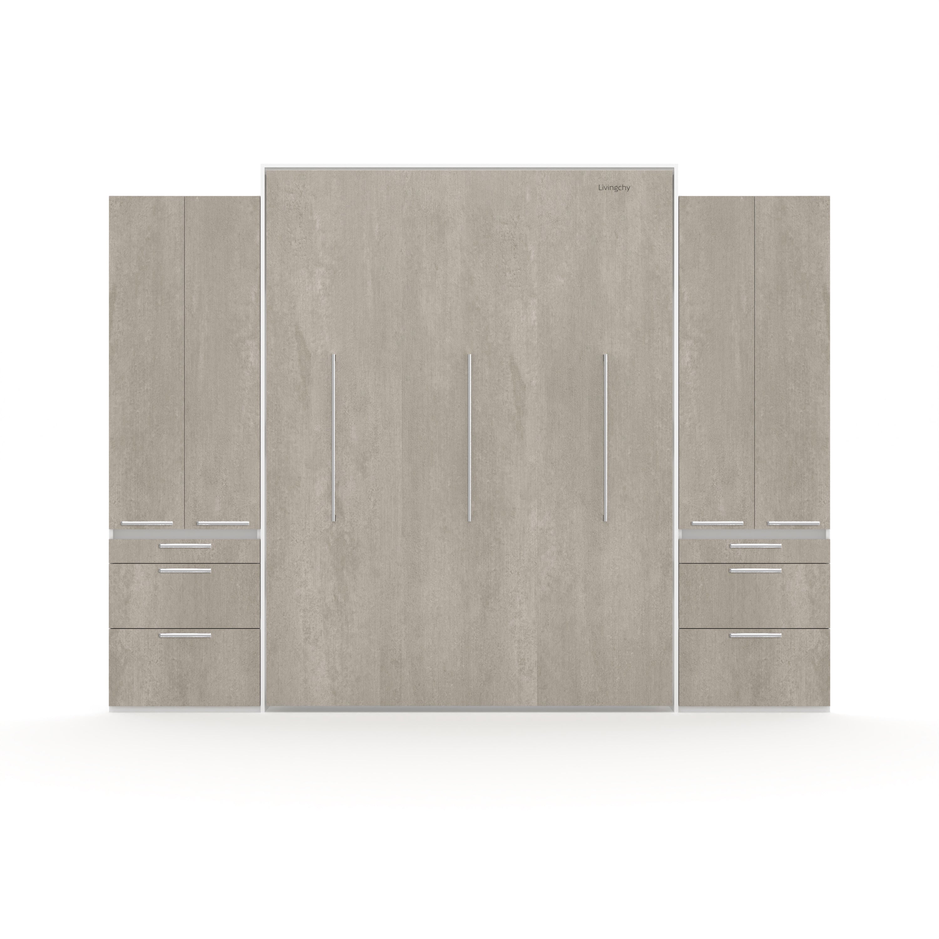 The Livingchy Designer Lover 2 Multitasks Queen Murphy Bed | Rock Solid