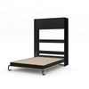 The Livingchy Designer Solitary Queen Murphy Bed | Rock Solid - Black Cabinet