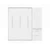 The Livingchy Designer Bachelor Multitask Full Murphy Bed | White