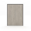 The Livingchy Designer Solitary Queen Murphy Bed | Rock Solid - Black Cabinet