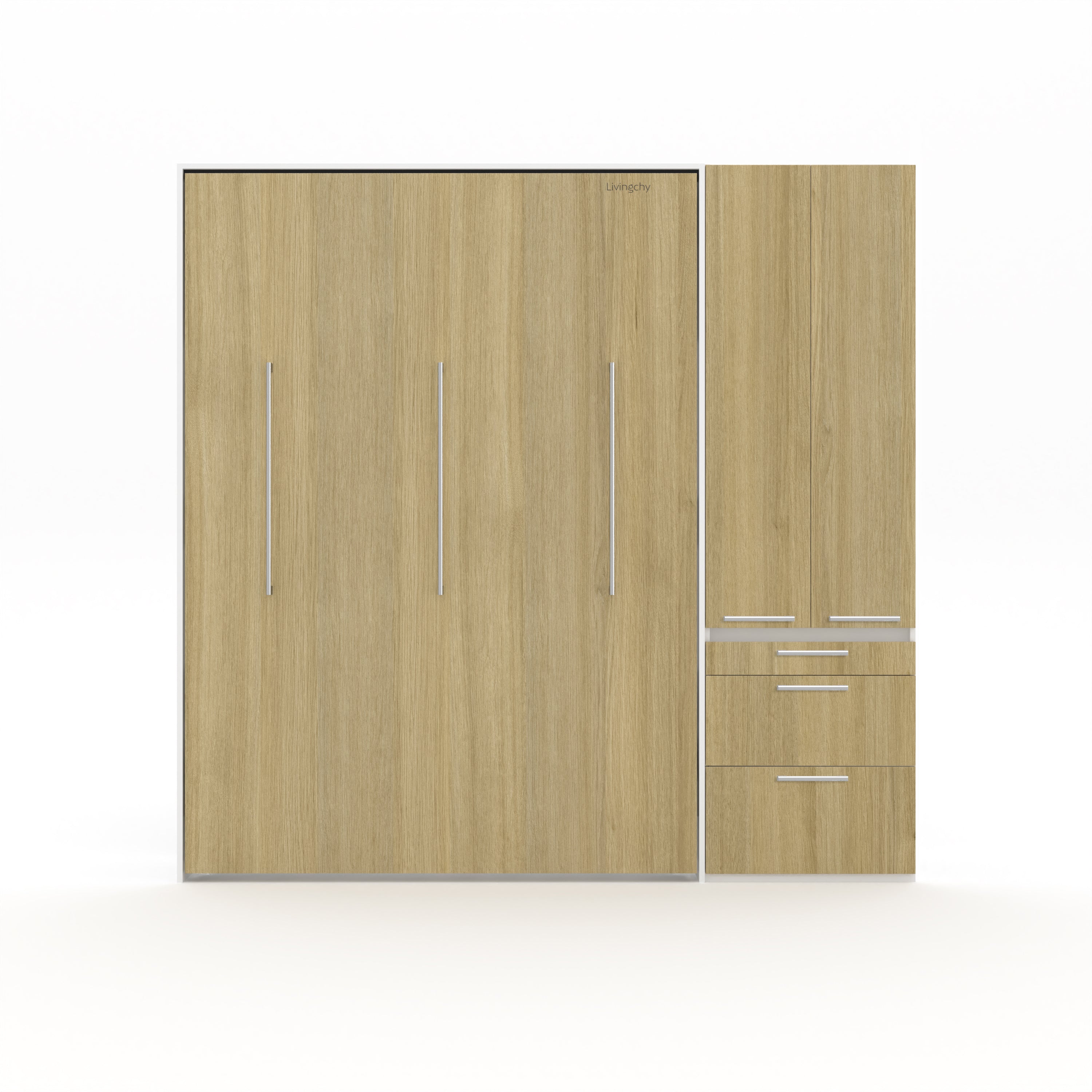 The Livingchy Designer Bachelor Multitask Full Murphy Bed | Sheer Beauty