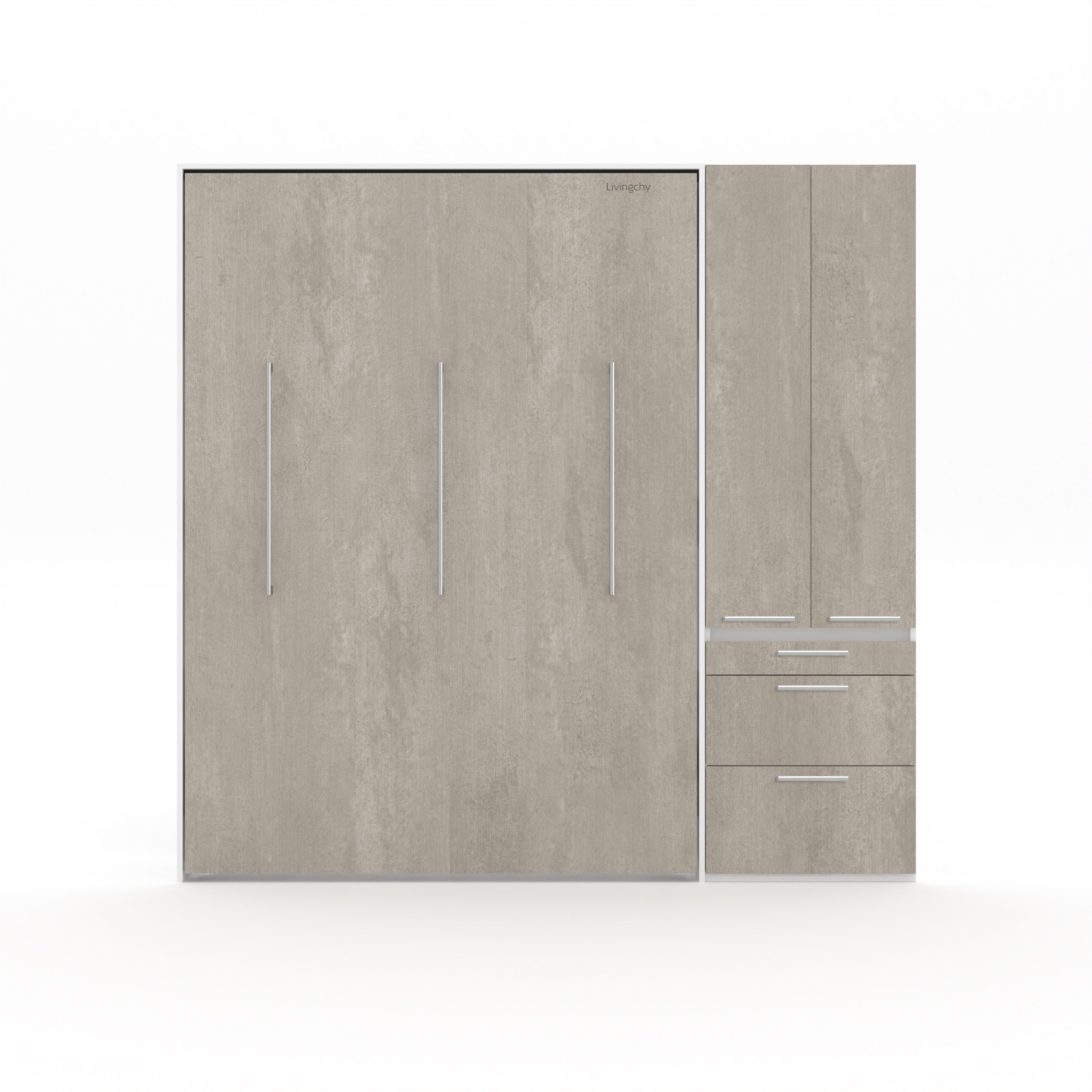 The Livingchy Designer Bachelor Multitask Full Murphy Bed | Rock Solid