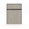 The Livingchy Lifestyle Solitary Full Murphy Bed | Rock Solid - Black Cabinet