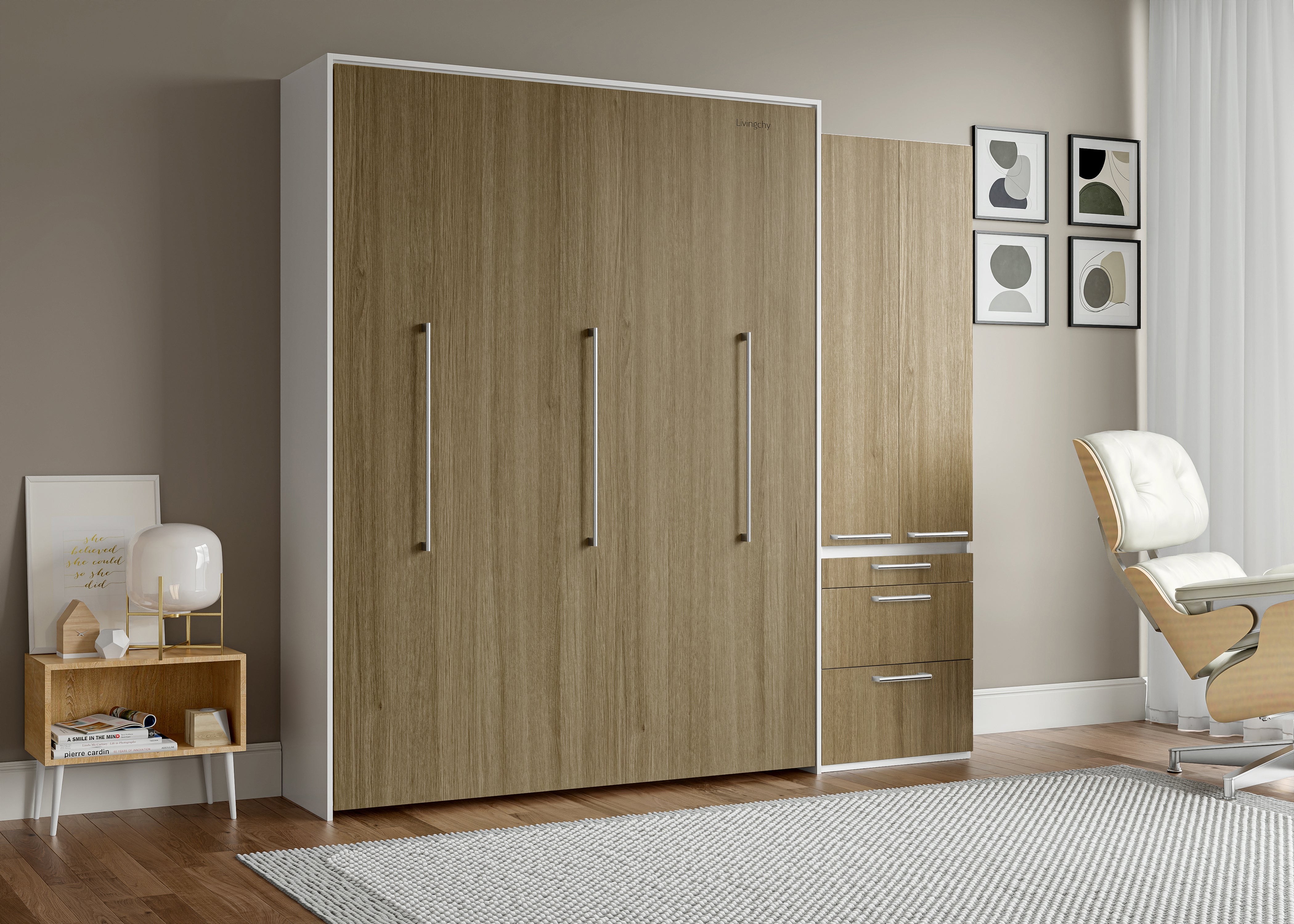 The Livingchy Designer Bachelor Multitask Queen Murphy Bed | Fashionista