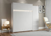 The Livingchy Lifestyle Bachelor Multitask Queen 90 Murphy Bed | White