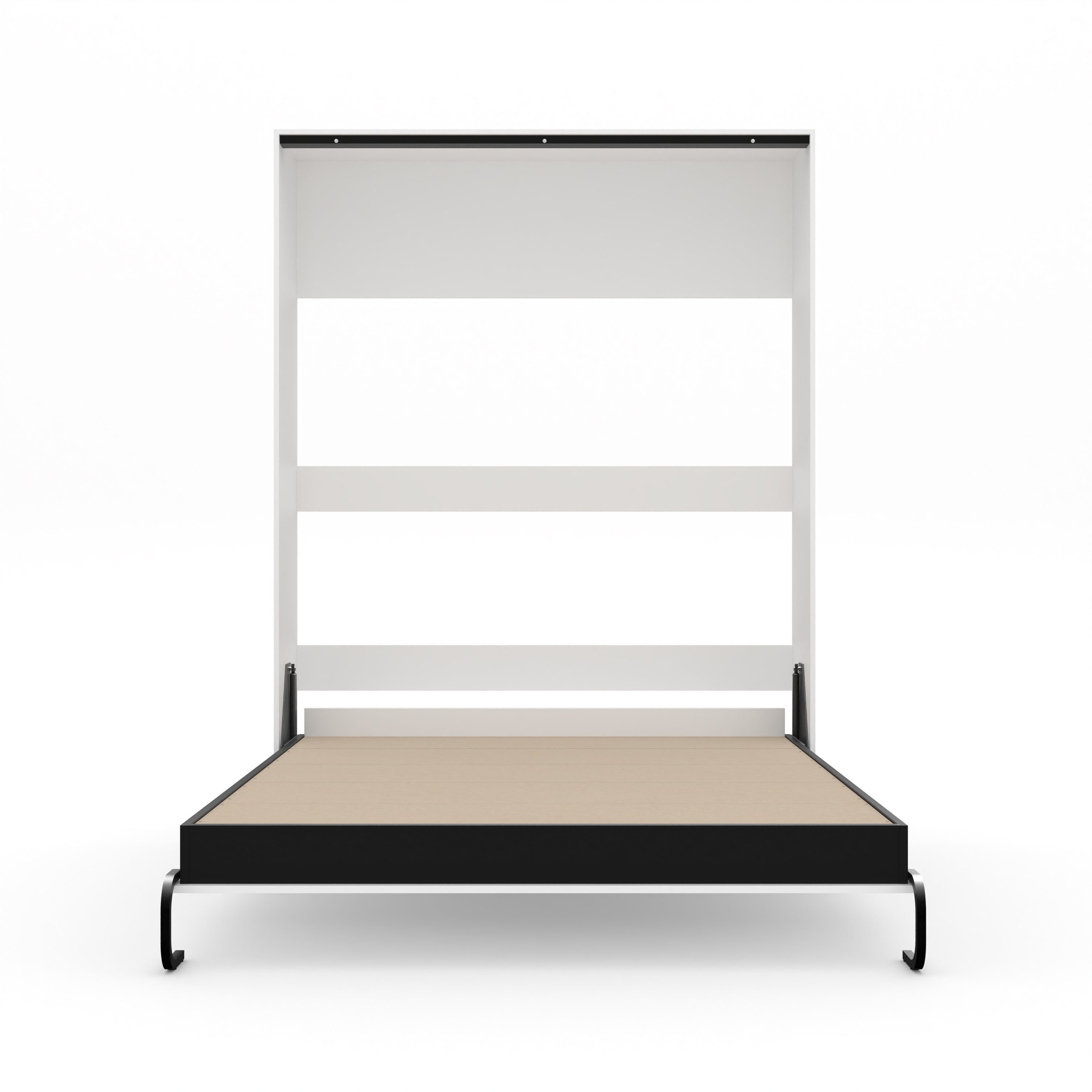 The Livingchy Lifestyle Solitary Queen Murphy Bed | White