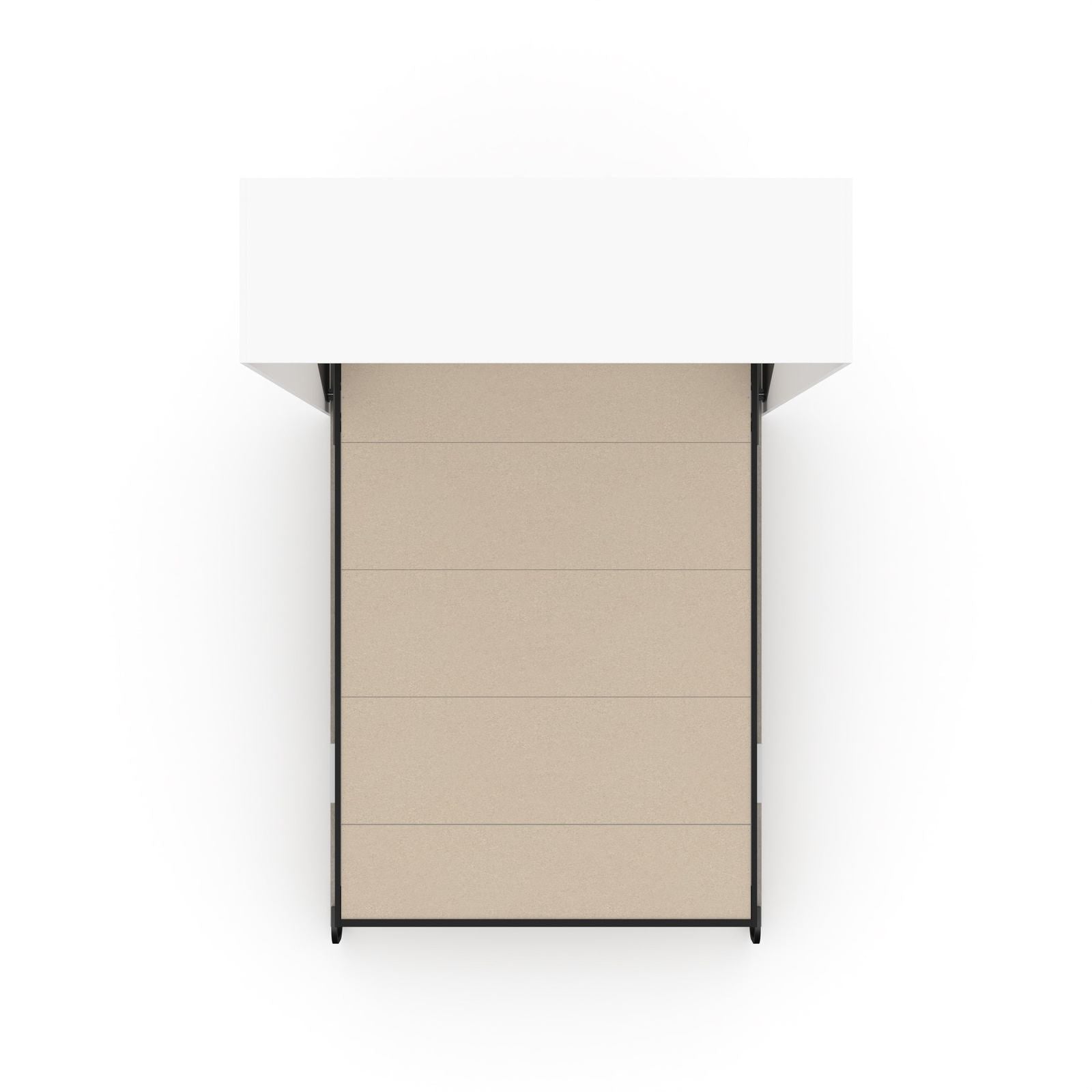 The Livingchy Lifestyle Solitary Full Murphy Bed | Rock Solid