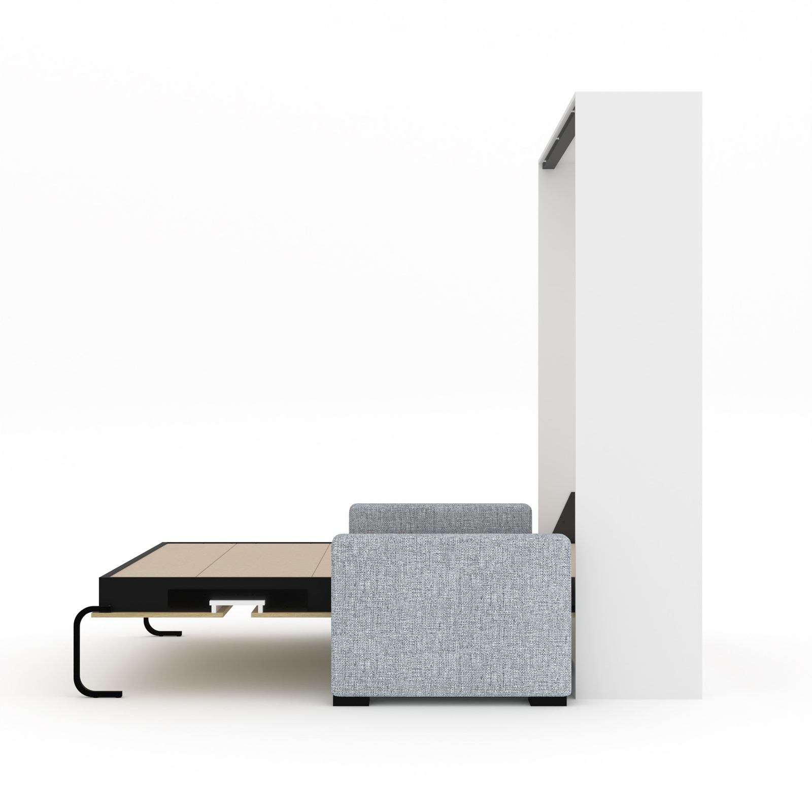 The Livingchy Lifestyle Solitary Sofa Full Murphy Bed | Sheer Beauty