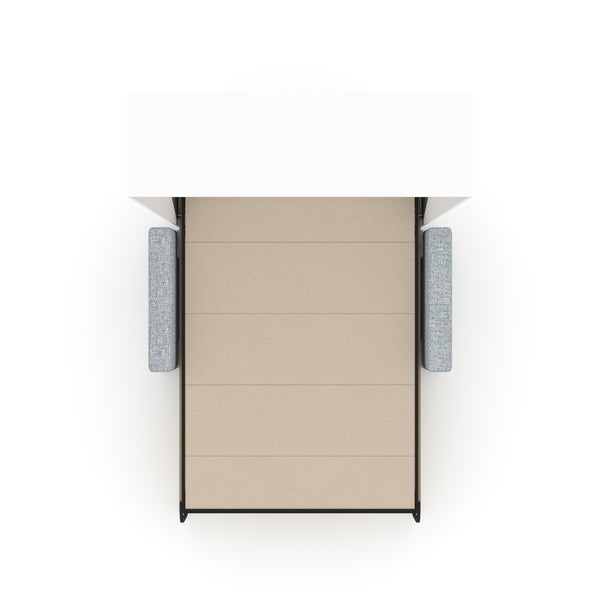 The Livingchy Designer Solitary Sofa Full Murphy Bed | Sheer Beauty