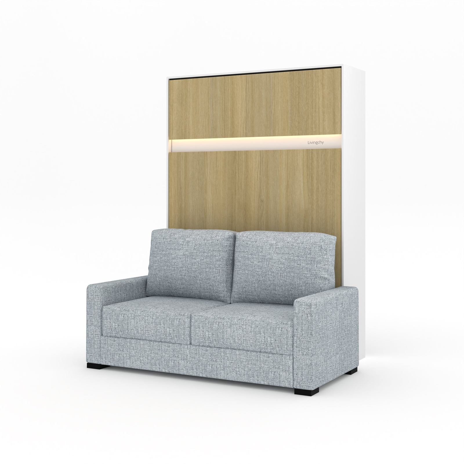 The Livingchy Lifestyle Solitary Sofa Full Murphy Bed | Sheer Beauty