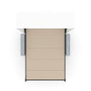 The Livingchy Designer Solitary Sofa Queen Murphy Bed | White
