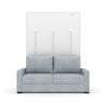 The Livingchy Designer Solitary Sofa Queen Murphy Bed | White