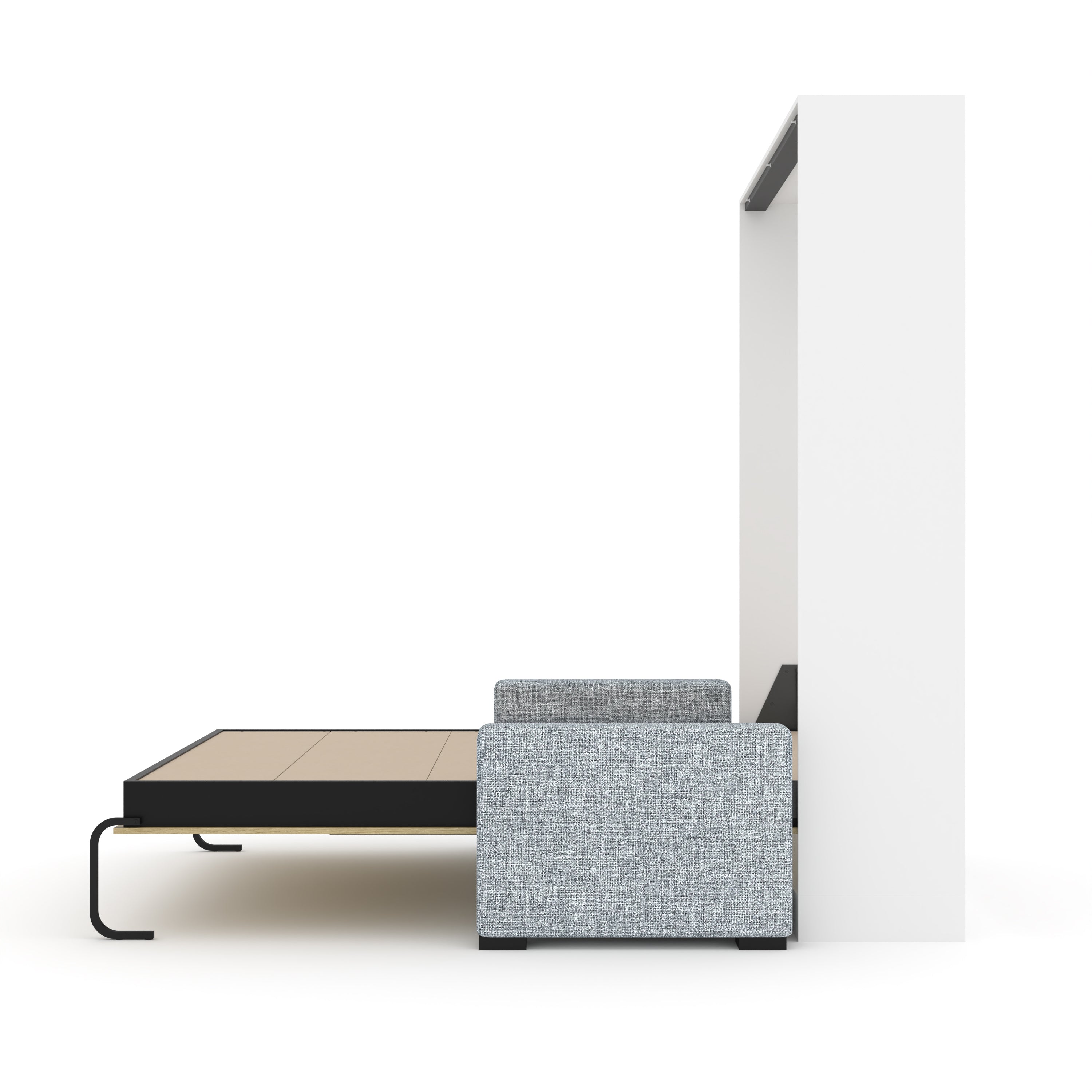 The Livingchy Designer Solitary Sofa Queen Murphy Bed | Sheer Beauty
