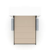 The Livingchy Designer Solitary Sofa Queen Murphy Bed | Sheer Beauty