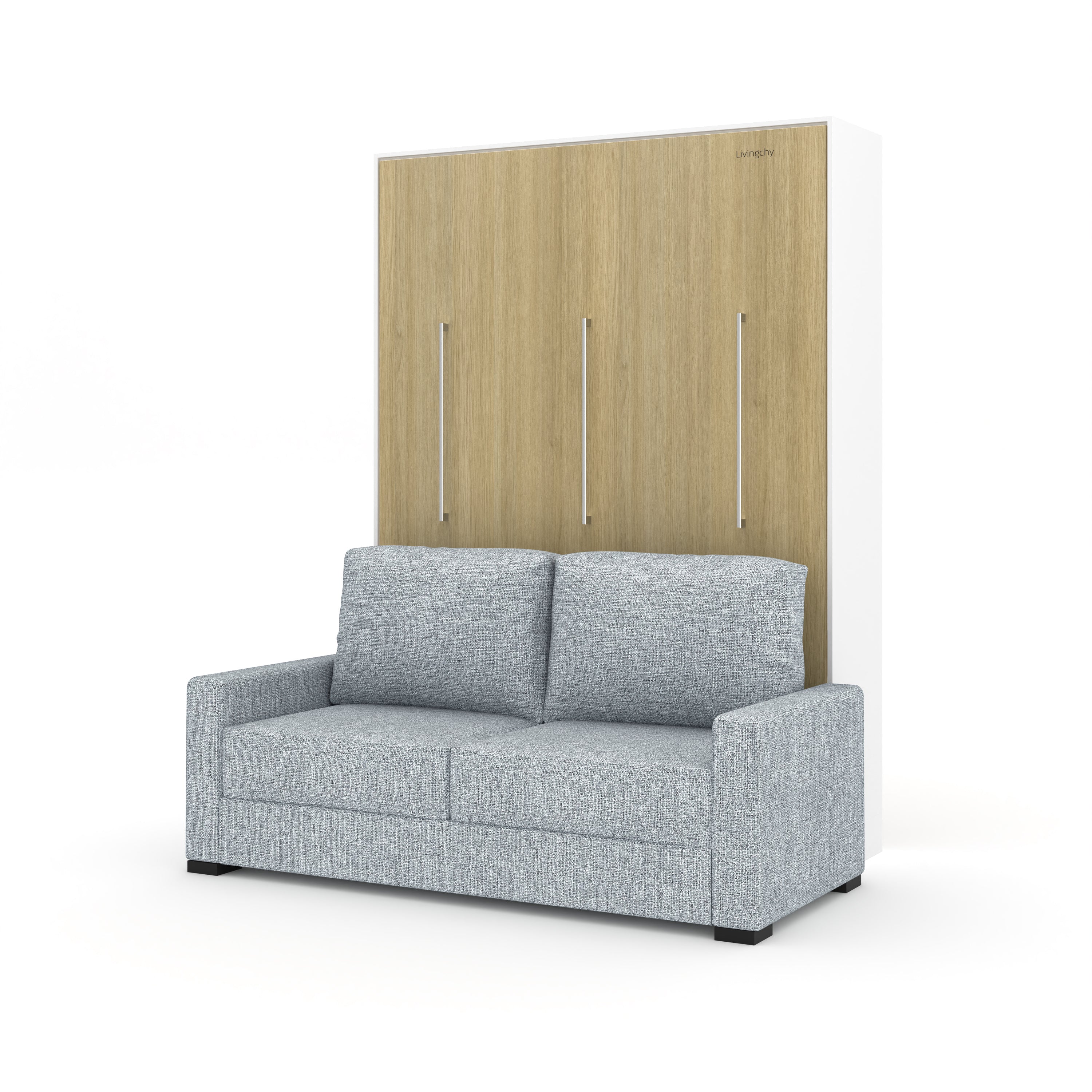 The Livingchy Designer Solitary Sofa Queen Murphy Bed | Sheer Beauty