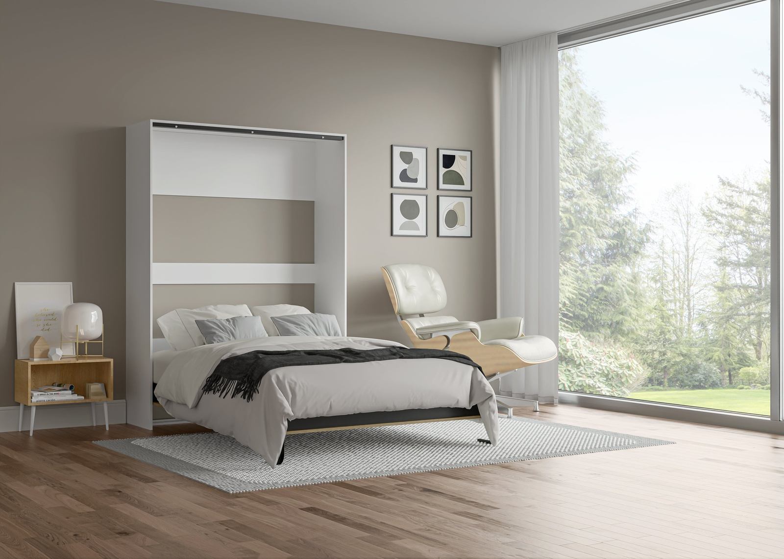 The Livingchy Designer Solitary Full Murphy Bed | Fashionista