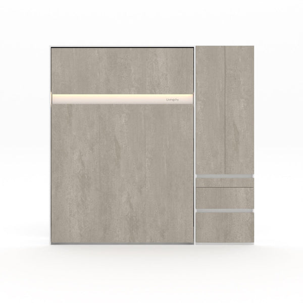 The Livingchy Lifestyle Bachelor Multitask Full Murphy Bed | Rock Solid