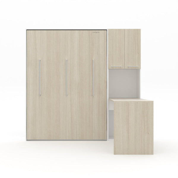 The Livingchy Designer Efficient Full Murphy Bed With Desk | Free Spirit