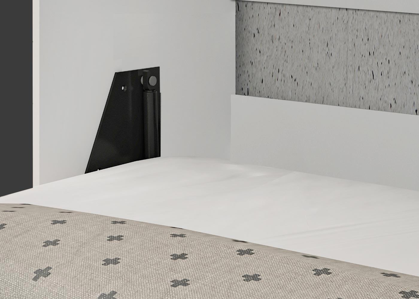 The Livingchy Lifestyle Solitary Full Murphy Bed | Rock Solid