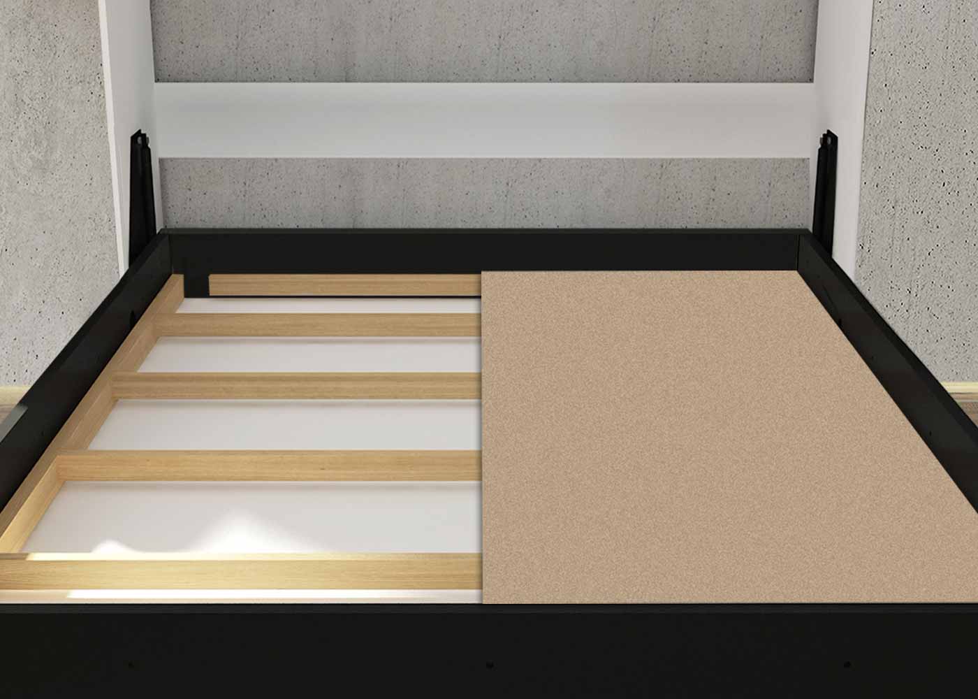 The Livingchy Lifestyle Solitary Full Murphy Bed | Rock Solid
