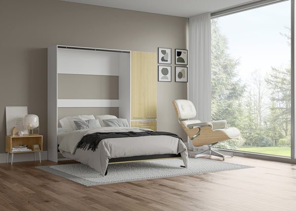 The Livingchy Designer Bachelor Multitask Full Murphy Bed | Sheer Beauty
