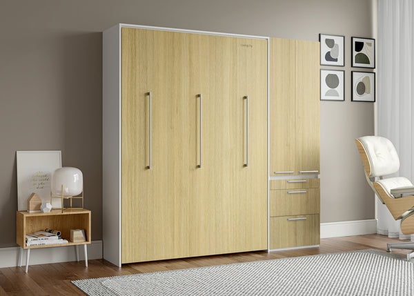 The Livingchy Designer Bachelor Multitask Full Murphy Bed | Sheer Beauty