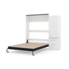 The Livingchy Designer Bachelor Multitask Queen Murphy Bed | White