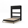 The Livingchy Designer Solitary Full Murphy Bed | Sheer Beauty - Black Cabinet