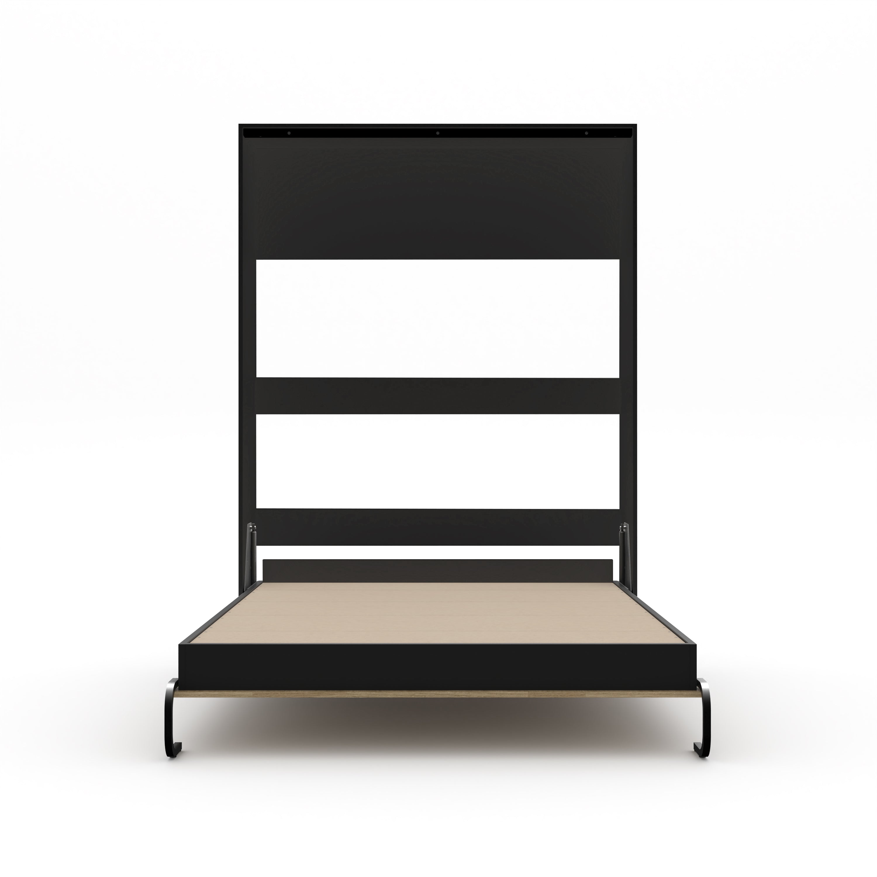 The Livingchy Designer Solitary Full Murphy Bed | Fashionista - Black Cabinet