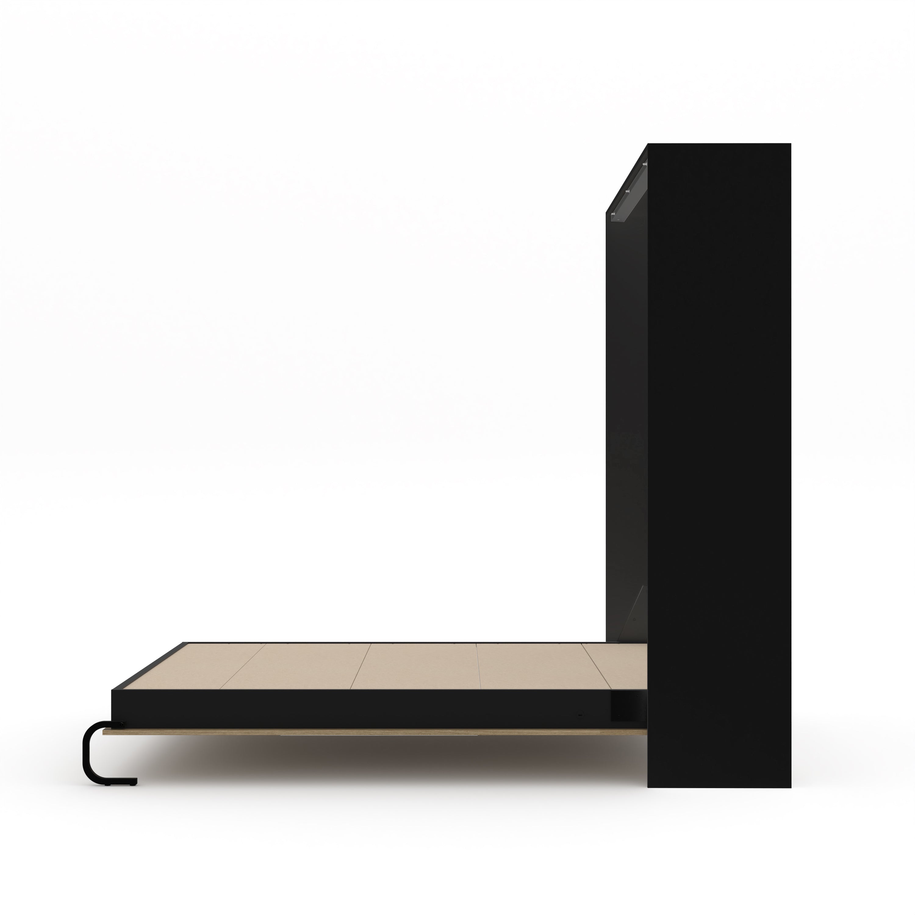 The Livingchy Designer Solitary Full Murphy Bed | Fashionista - Black Cabinet