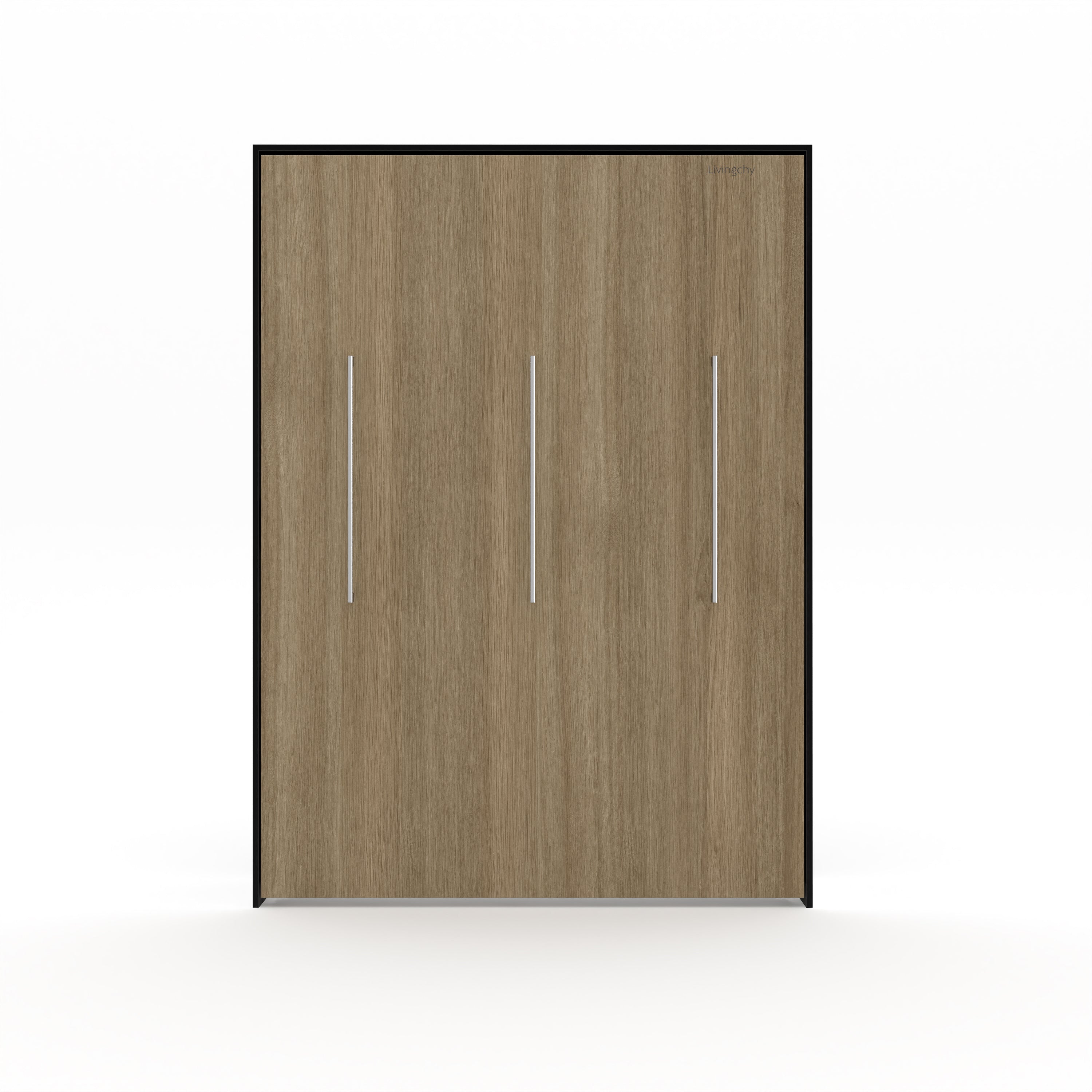 The Livingchy Designer Solitary Full Murphy Bed | Fashionista - Black Cabinet