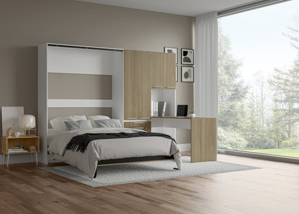 The Livingchy Designer Efficient Multitask Full Murphy Bed With Desk | Fashionista