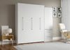 The Livingchy Designer Bachelor Multitask Queen Murphy Bed | White