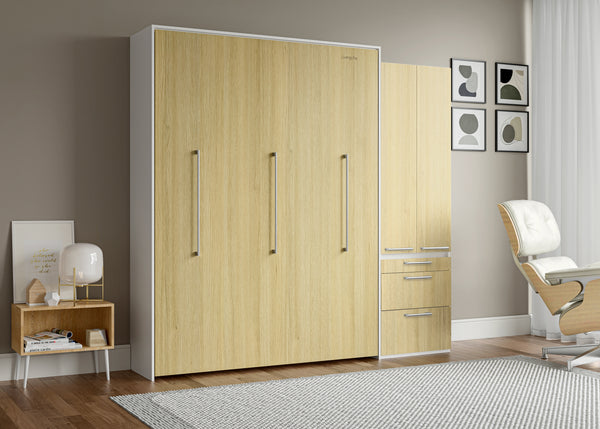 The Livingchy Designer Bachelor Multitask Queen Murphy Bed | Sheer Beauty
