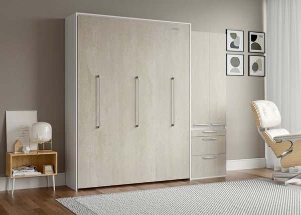 The Livingchy Designer Bachelor Multitask Queen Murphy Bed | Rock Solid
