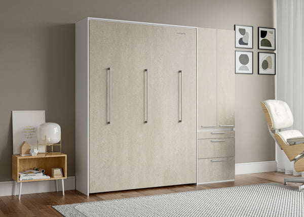The Livingchy Designer Bachelor Multitask Full Murphy Bed | Rock Solid