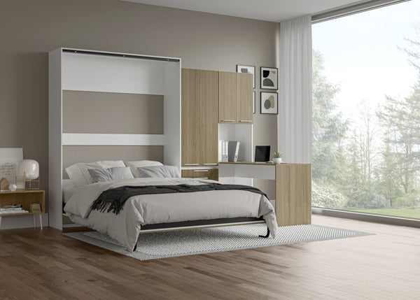 The Livingchy Designer Efficient Multitask Queen Murphy Bed With Desk | Fashionista