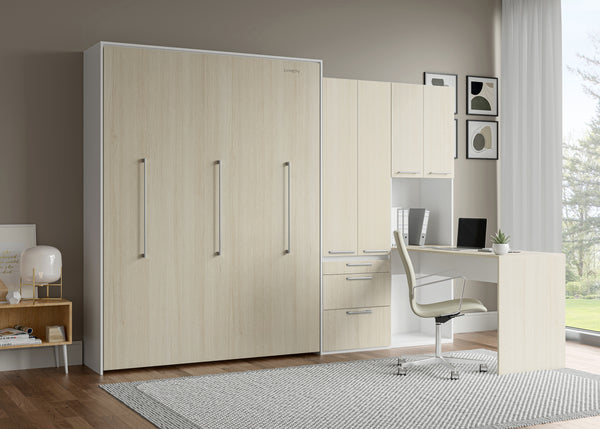 The Livingchy Designer Efficient Multitask Queen Murphy Bed With Desk | Free Spirit