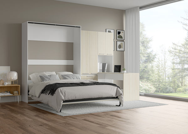 The Livingchy Designer Efficient Multitask Queen Murphy Bed With Desk