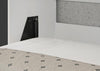 The Livingchy Designer Solitary Queen Murphy Bed | Sheer Beauty - Black Cabinet