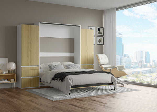 The Livingchy Lifestyle Lover 2 Multitasks Queen Murphy Bed | Sheer Beauty