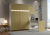 The Livingchy Lifestyle Efficient Queen Murphy Bed With Desk | Sheer Beauty