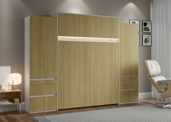 The Livingchy Lifestyle Lover 2 Multitasks Queen Murphy Bed | Sheer Beauty