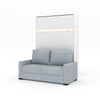 The Livingchy Lifestyle Solitary Sofa Full Murphy Bed | White