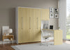 The Livingchy Designer Efficient Full Murphy Bed With Desk | Sheer Beauty