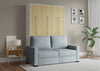 The Livingchy Designer Solitary Sofa Full Murphy Bed | Sheer Beauty