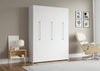 The Livingchy Designer Solitary Full Murphy Bed | White