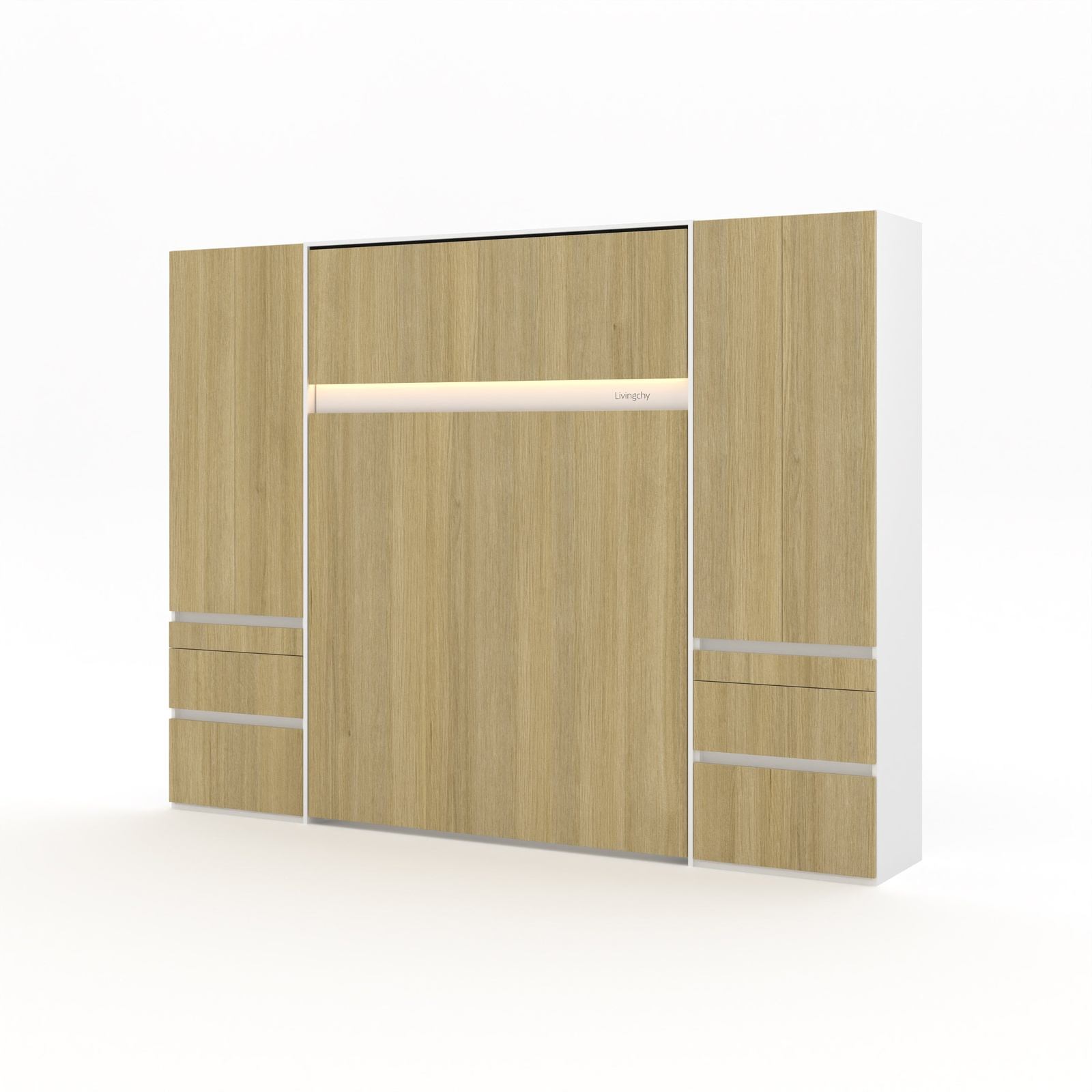 The Livingchy Lifestyle Lover 2 Multitasks Full Murphy Bed | Sheer Beauty