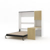 The Livingchy Designer Efficient Full Murphy Bed With Desk | Sheer Beauty